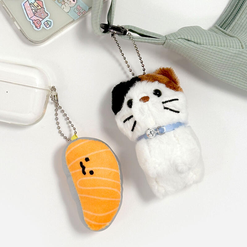 Biting cat keychain (2p) Random