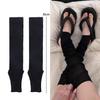2pairs 2026 Y2k Girls Knee Socks Girls Kawaii Ruffle Leg Cover Sweet Ballet Long Stockings Lolita Boot Cuffs Arm Warmers Hosiery
