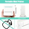 Sticker Printer, Mini Thermal Printer Bluetooth Portable Sticker Maker Print Paper,for Notes, Pictures, Labels, DIY, Multiple Templates