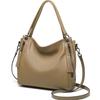 Leather Women's Bag, Soft Handbag, Laid-back Style, Large Capacity, Daily Commuting Women's Single-shoulder Bag, Tote Bag