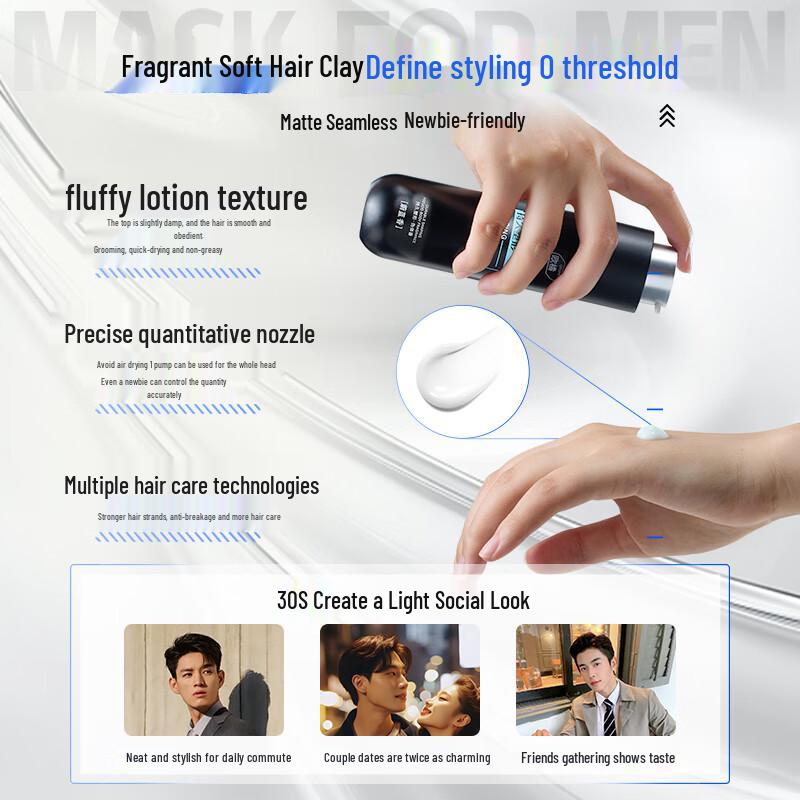 ORGINESE Men's Matte Hair Clay