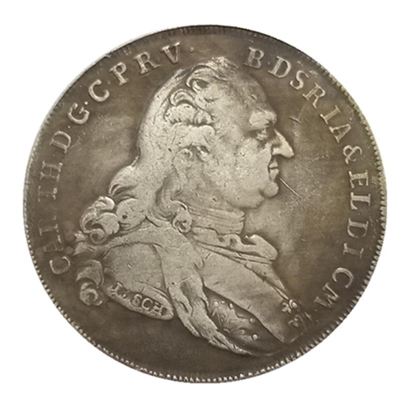 1782 German Commemorative Collectible Souvenirs Silver Coins