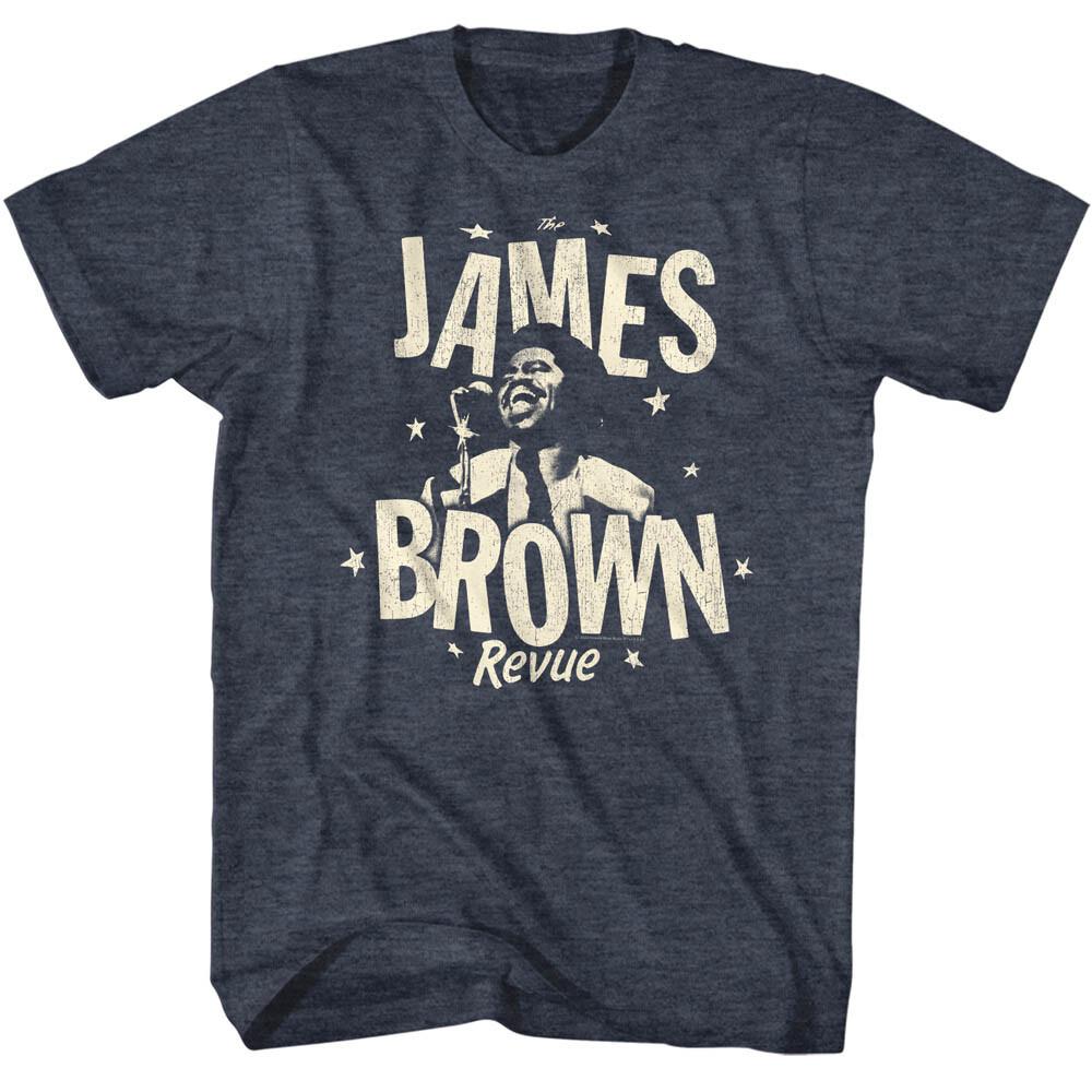 James Brown The Godfather Of Soul Monochrome Revue Men T Shirt XXL