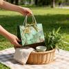 Traditional Dragon Boat Festival Zongzi Gift Bag With Eco Friendly White Card Paper For Celebrations