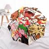 1pc Boku no Hero Academia: Katsuki Bakugo Outdoor Umbrella - Automatic Opening/Closing, Portable Tri-Fold Design with 8-Rib Iron Frame, Perfect Gift f