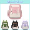 Stylish Large Capacity Backpack For Middle School High School And College Students In Green Black Purple Pink And Dark Blue