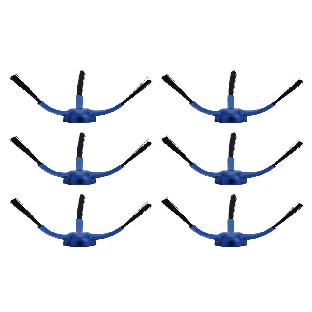 6PCS Vacuum Cleaner Side Brush Replacement ABS Blue Sweeper Side Brush for Eufy X8