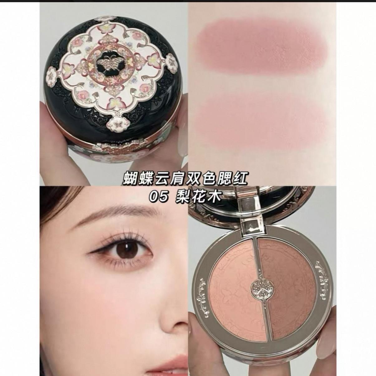 Flower Knows Poeder Blusher Zacht Mat Mist Wangen Blush Nooit Familie Serie Reliëf Meisje Natuurlijk Duurzaam Naiwa Winkel
