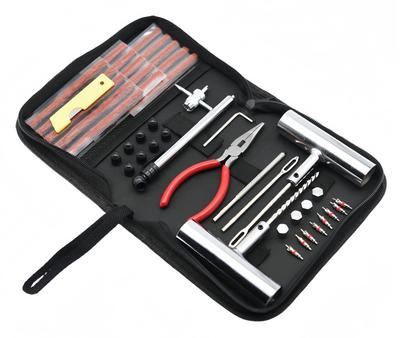 Haverain Tire Repair Tool Kit with Storage Case, Puncture Repair Kit for Car, Motorcycle,