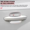 4P/Set Car Door Handle Anti-scratch Sticker Carbon Fibre for Toyota TRD GR RAV4 Avensis Yaris Levin Reiz Crown Vios Accessories