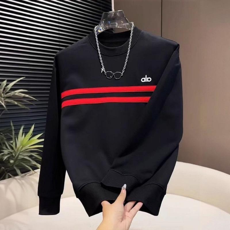 

Men s Trendy Striped Embroidered Hoodie - Autumn Fashion Long Sleeve Top 3XL чорний