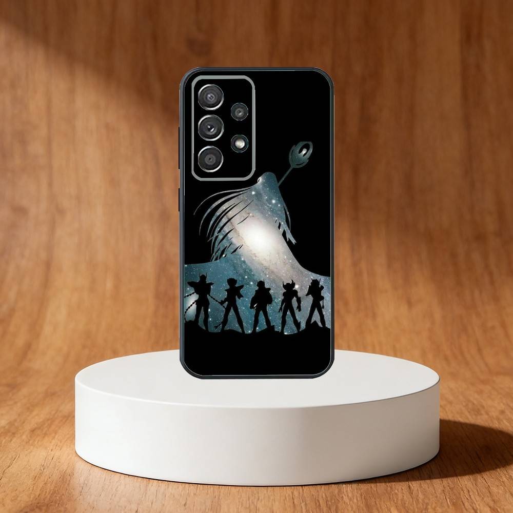 

S-Saint Seiya Knights Zodiac Phone Case For Samsung S25,S24,S21,S22,S23,S30,Ultra,S20,Plus,Fe,Note,10,9,5G Black Cover Samsung S22plus5G