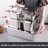 Stainless Steel Food Pan with Separate Lid
