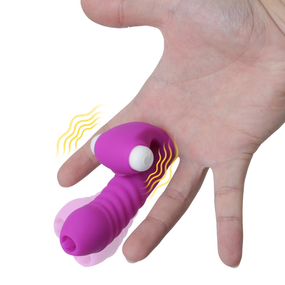 Mini Finger Vibrator Sex Toys for Women Female Masturbation Vagina Stimulation Tongue Massager G-spot Clitoris Stimulator