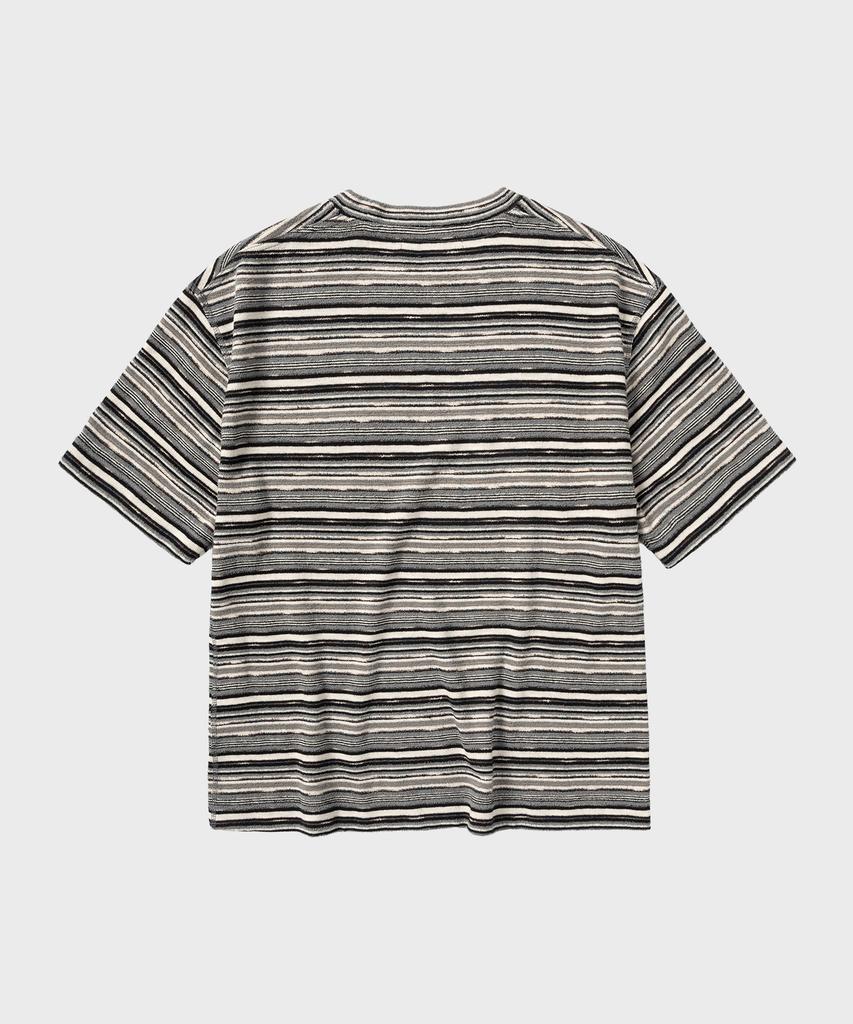 NONBLANK Knitted Stripe Hs T-Shirt
