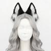 Fascia con Orecchie da Gatto, Volpe, Lupo Cosplay Accessori per Capelli Cerchietto con Orecchie di Animale per Natale Halloween Festa Costume