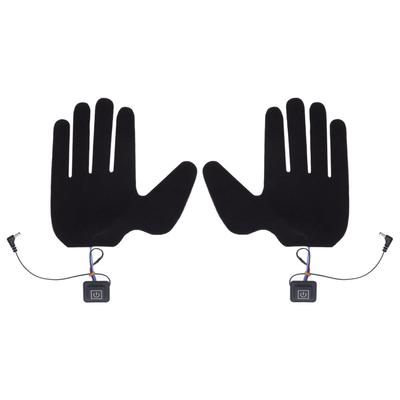 2Pcs Electric Heating Gloves Pads 5 Finger Glove Heating Sheet with 3 Adjuatable Gears for Skiing