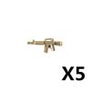 Military Soldiers Figures Weapons Building Blocks Accessories Two-color Guns Assault Sniper Rifles AK74 Rocket Launcher Toy Gift