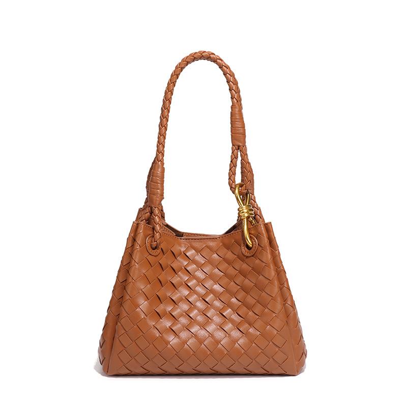JMG Bags Veelzijdige Geweven Emmer Tas, Handgedragen Parachute, Crossbody Dames Tas, Tweedelige Set, Moeder en Kind Enkele Schouder Onderarm Tas