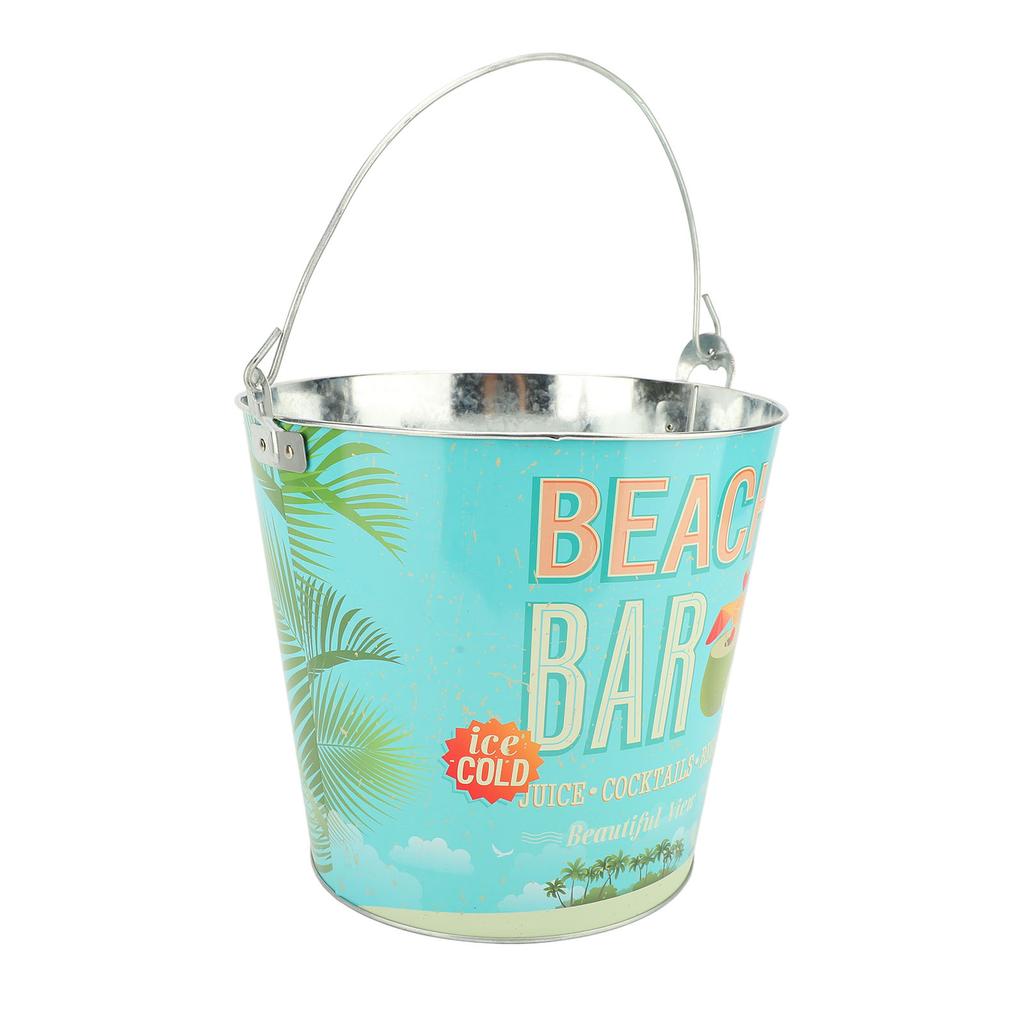 Handheld Ice Bucket Thickened Portable Insulated Beverage Tub Cooler for Party Gathering Outdoor BBQ