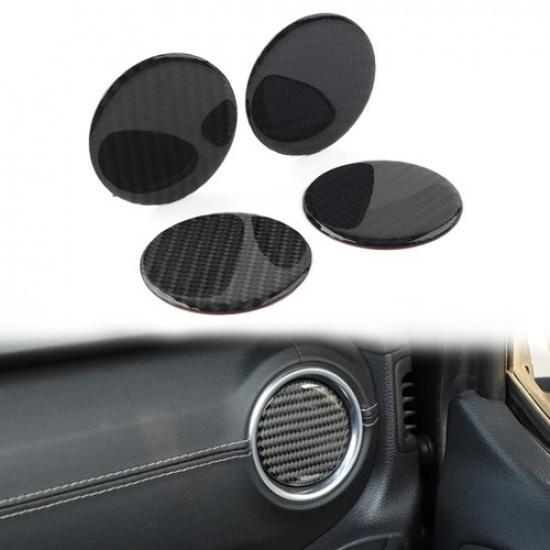 4 Pcs Dashboard Air Condition Vent Cover Trim For Jeep Wrangler JK JL 2007-22