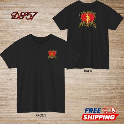 2nd Battalion 3rd Marine Regiment USMC T-Shirt Logo S To 5XL Made In USA Unisex T-Shirt