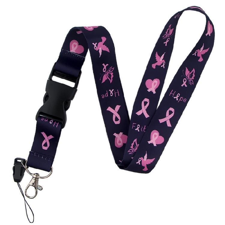 5pcs Empowerment Lanyard Set for Awareness Accessory Key and Phone Holder Strap Keychain Holder for Women Girls