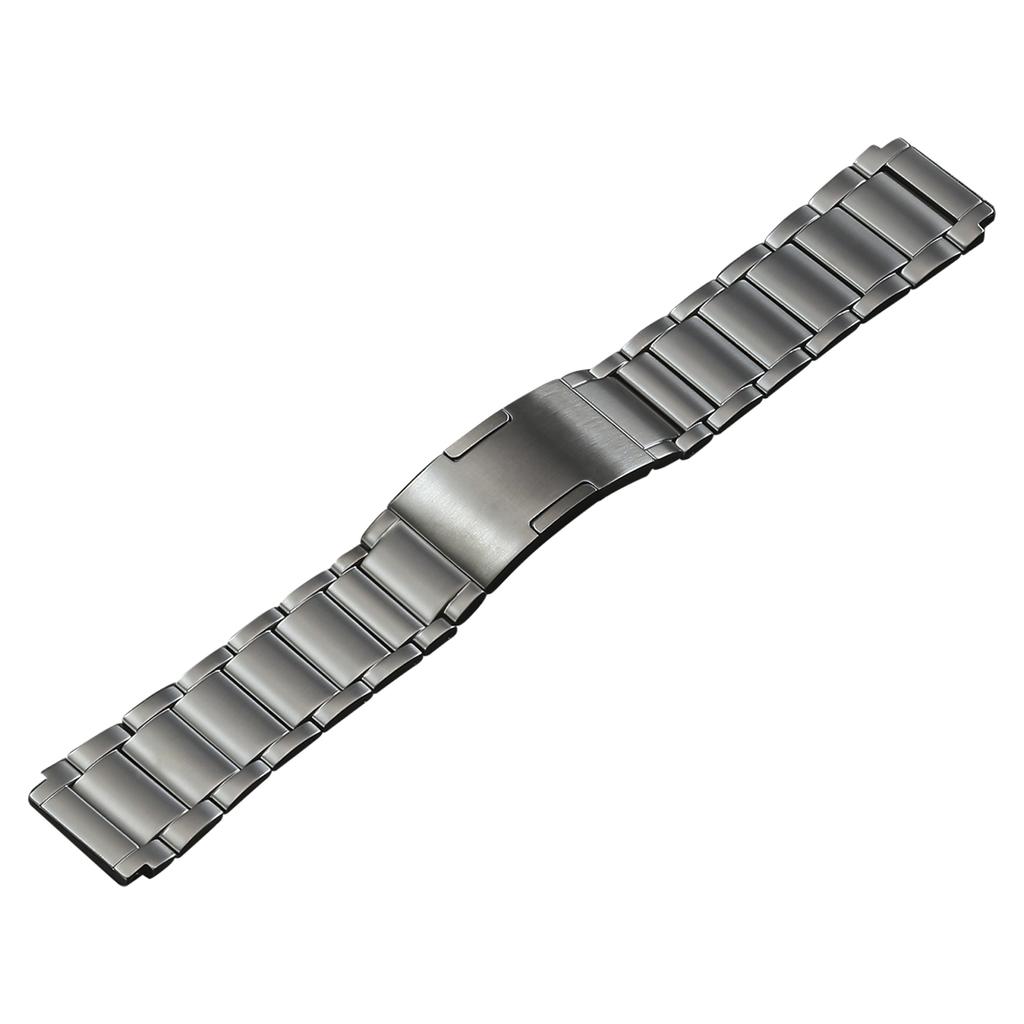 Watch Band for Huawei Watch 4 Pro/GT 3 46mm/GT 2 46mm/GT 3 Porsche Design,3 Beads Titanium Steel Bracelet Straps 22mm