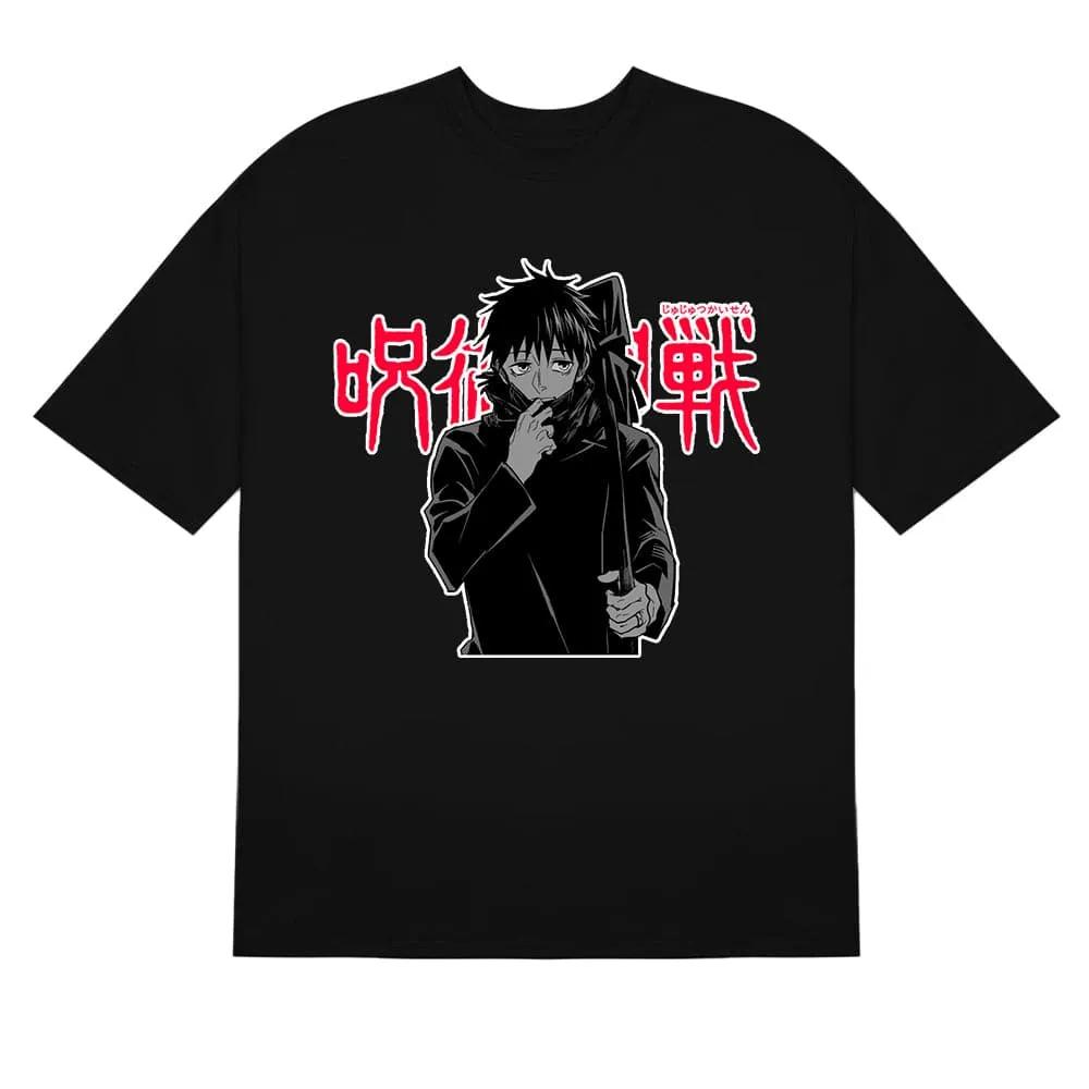 Jujutsu Kaisen Japonské Anime Gojo Pánské Dámské Letní Trička Nadměrná Velikost Harajuku Nadměrná Velikost Retro Krátký Rukáv Ležérní Pohodlí Y2k