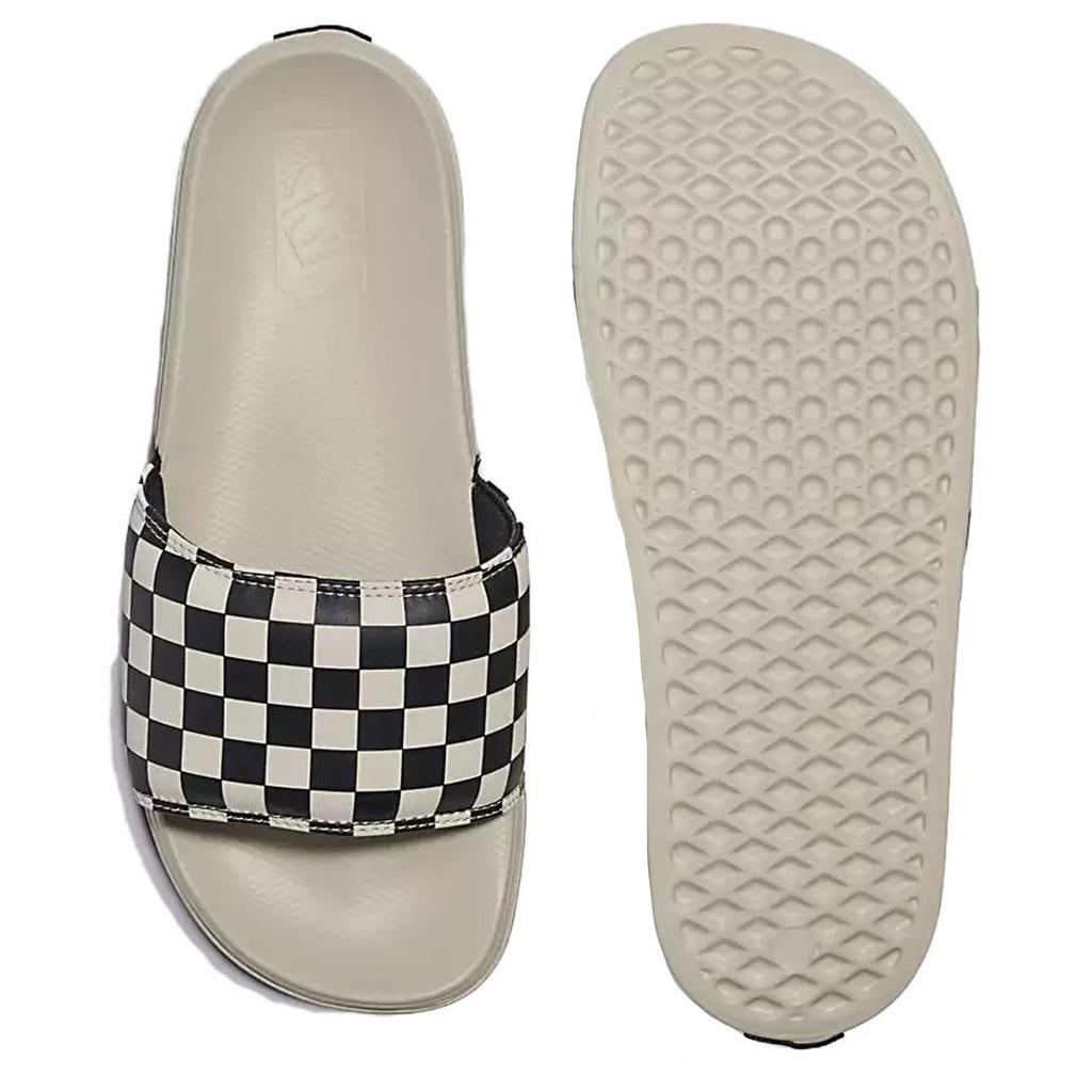 Vans Mte La Costa Checkerboard Slides 'White Black' VN0A5HF5J92