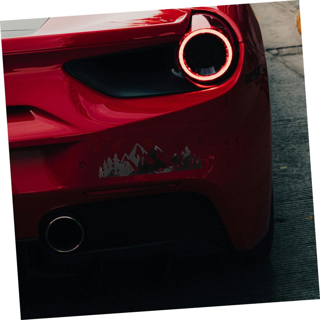 CLISPEED Car Sticker Mountain Sticker Mountain Sticker Mountain Decal for Car Mountain De Rv