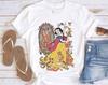 Disney Snow White Princess With Animal Retro Shirt, Magic Kingdom WDW Holiday Unisex T-shirt Family Birthday Gift Adult Kid Toddler Tee