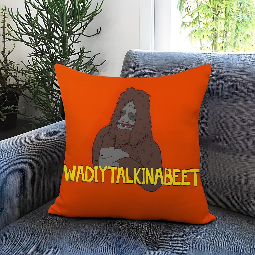 S-Sassy the SasquatchS Cushion Cover Comfortable Reversible Pillow Cover Ideal for Car Sofa Bedroom & Beyond