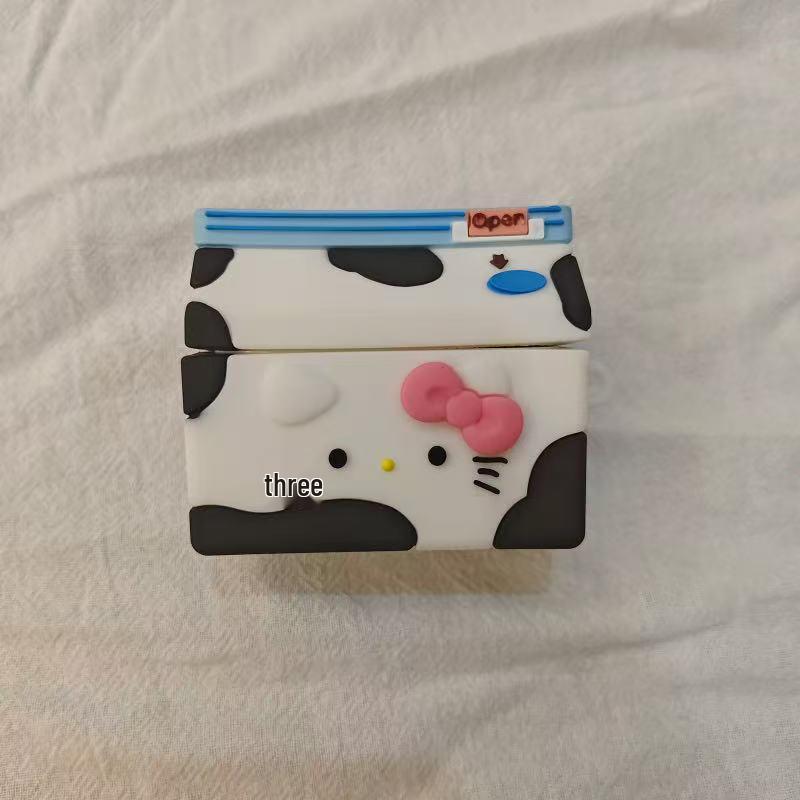 Cartoon Pattern Silicone Case for AirPods Pro 3 - Cute, Soft, Bluetooth Compatible Earphone Protector for Apple 1/2/4