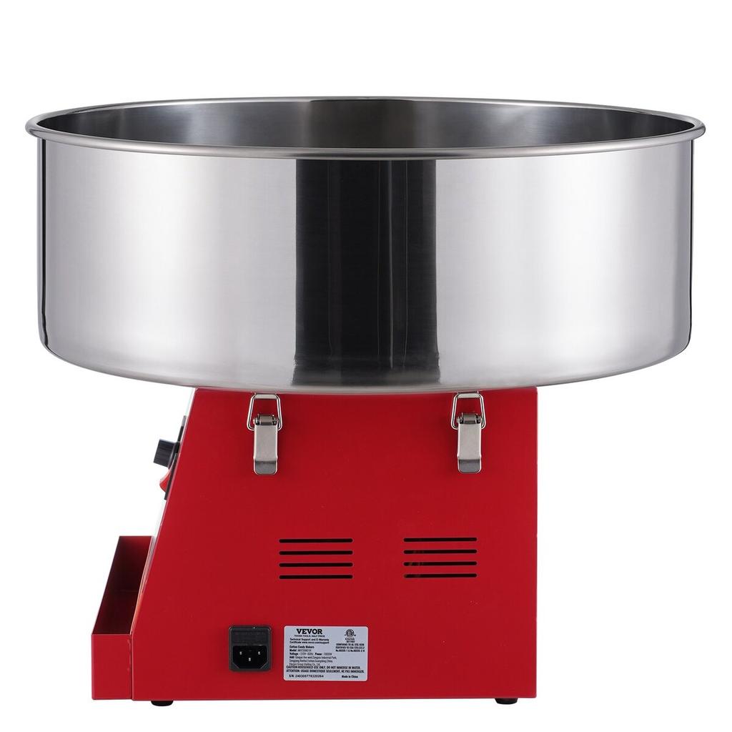 Electric Cotton Candy Machine, 1000W Candy Floss Maker, Commercial Cotton Candy Machine with Stainless Steel Bowl, and Sugar Scoop, Perfect for Home