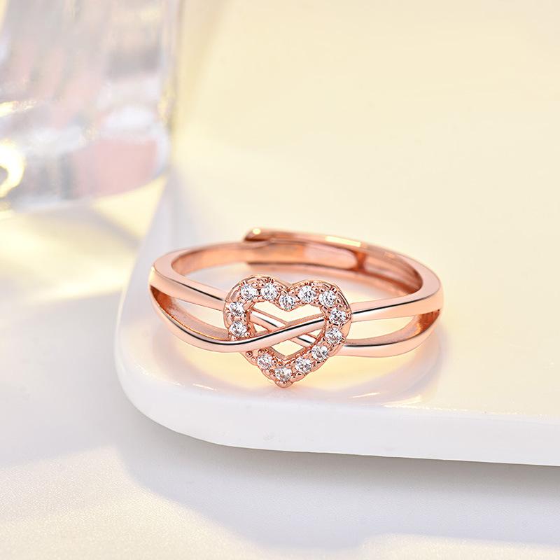Lindon Klassischer Zirkonring aus Kupferlegierung, Damenschmuck, Hochzeitsversprechen, Partygeschenk