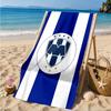 Monter-rey Football Crest Art Printed Microfiber Beach Towel, Soft And Absorbent, Quick-Dry, Ideal for Summer Travel, Beach Essential, Swimming Pool