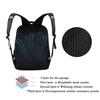 16 Inch Black Cartoon One Piece Backpack Mochila, Light Weight Unisex School Backpack Travel Daypack for Boys Girls Age 6-10