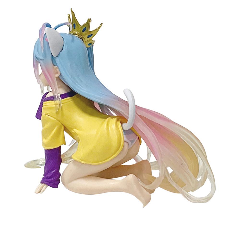 New In Stock 12CM Shiro Action Figure NO GAME NO LIFE Shiro Figurine Collection Model Toy Anime Action Figurine Toy Gifts