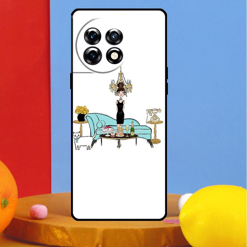 

New York Lady Girl Cover For OnePlus Nord 4 CE 2 3 Lite N30 N20 N10 OnePlus 13 13R 12 12R 11 10 Pro 8T 10T Case OnePlus 12