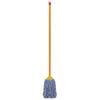 Vintage-style Cotton Mop with Plastic-coated Handle - Ideal for Schools, Properties, and Large Floor Areas.