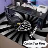 Custom Name Atletico Football Emblem Rug for Living Room, Game Rooms, Office, Bedroom, Floor Mat Playful Design, Fan Gifts Christmas Decor