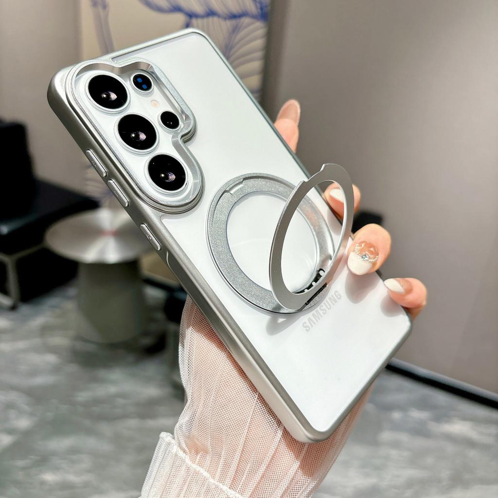 Applicable To Samsung S11ultra Mobile Phone Case Apple 11promax Protective Case S11Ultra Rotating Magnetic Suction Bracket