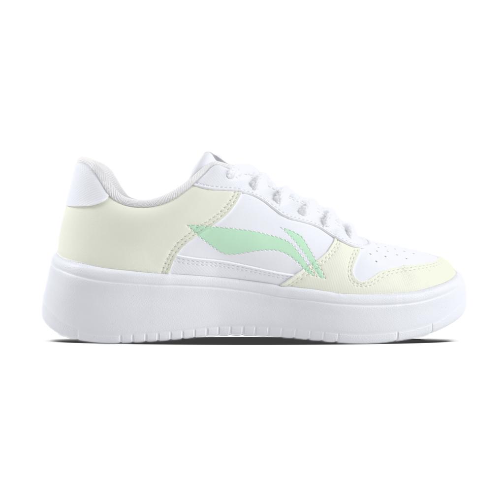 Li Ning Floating Boat Slip Resistant And Breathable Height Increasing Low top Skateboard Shoes Unisex AGCS419-1(Team1063-)