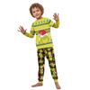 Print Cute Family Set Pajamas, Home Clothes, Family Set Long Sleeve Top Pants Set