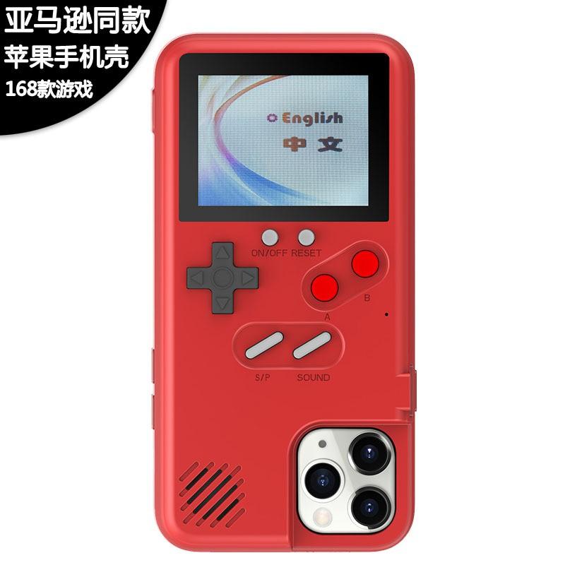 Retro Game Console Phone Case IPhone 12 To 16 Series Full Cover ABS Shell With Color Screen
