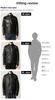 Genuine Leather Jacket Reproduced Leather Outerwear Light Outerwear Spring Clothes Autumn Clothes Riders Jacket Military Jacket Leather Jacket L Black