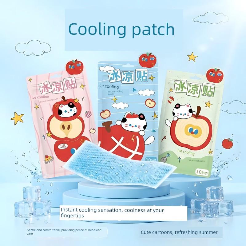 Cooling Patch for Physical Cooling and Heat Reduction, Ice Patch for Summer Heatstroke Prevention, Refreshing Patch for Students, Cooling Patch for