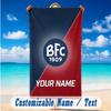 Beach Towel Custom Name Text, Quick Dry Large Towel For Beach HomeBologna FC