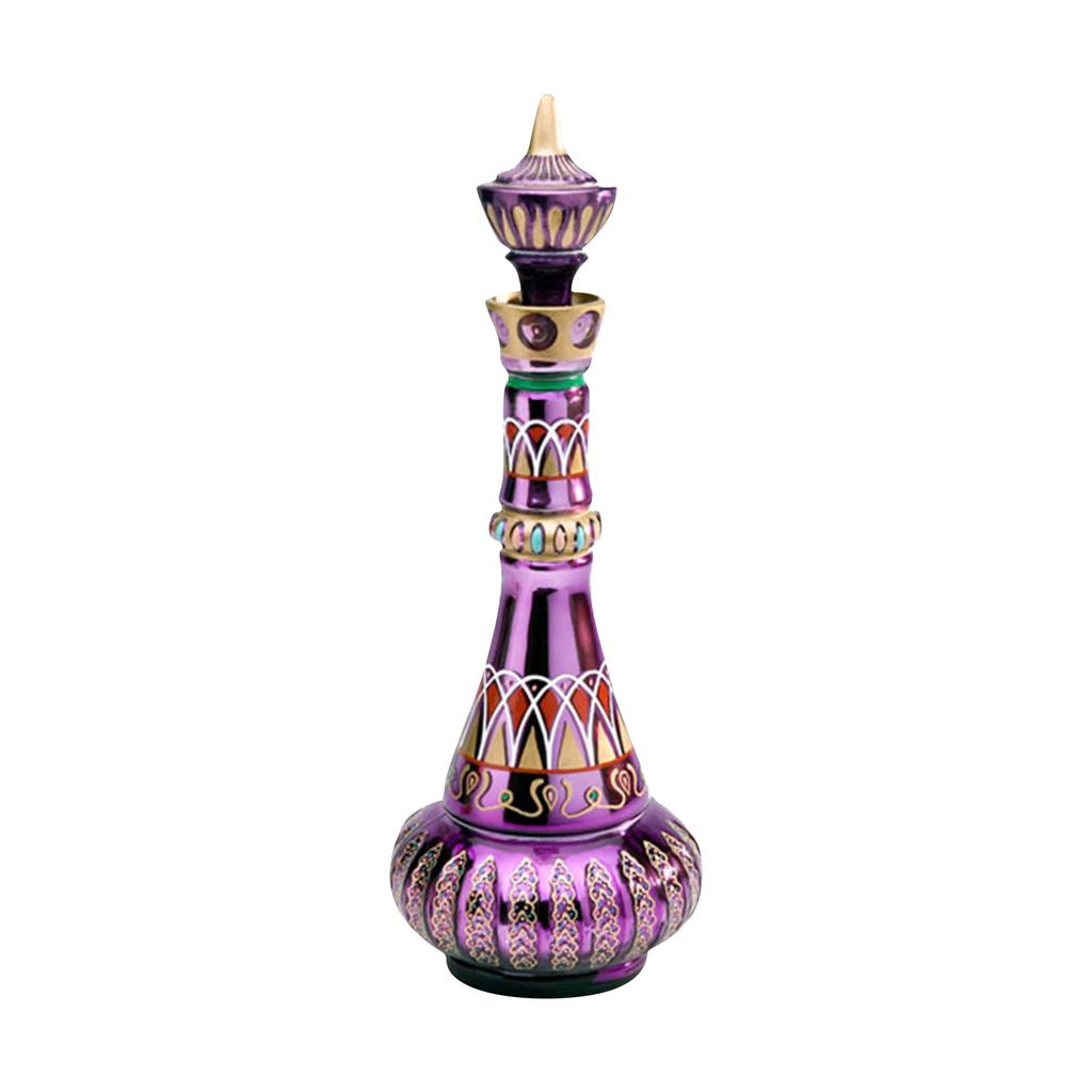 I Dream Of Jeannie Bottle od Della Second Season ZRCADLENÁ Fialová láhev!Dekorace láhve Pagoda Spirit